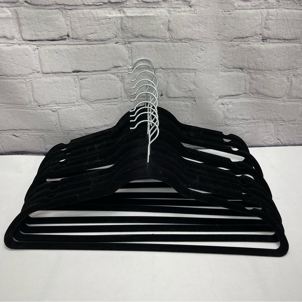 Velvet Slim Line No Slip Hangers (set of 10)
